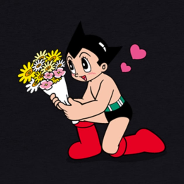 Astro Boy Flowers by Secretsheep13